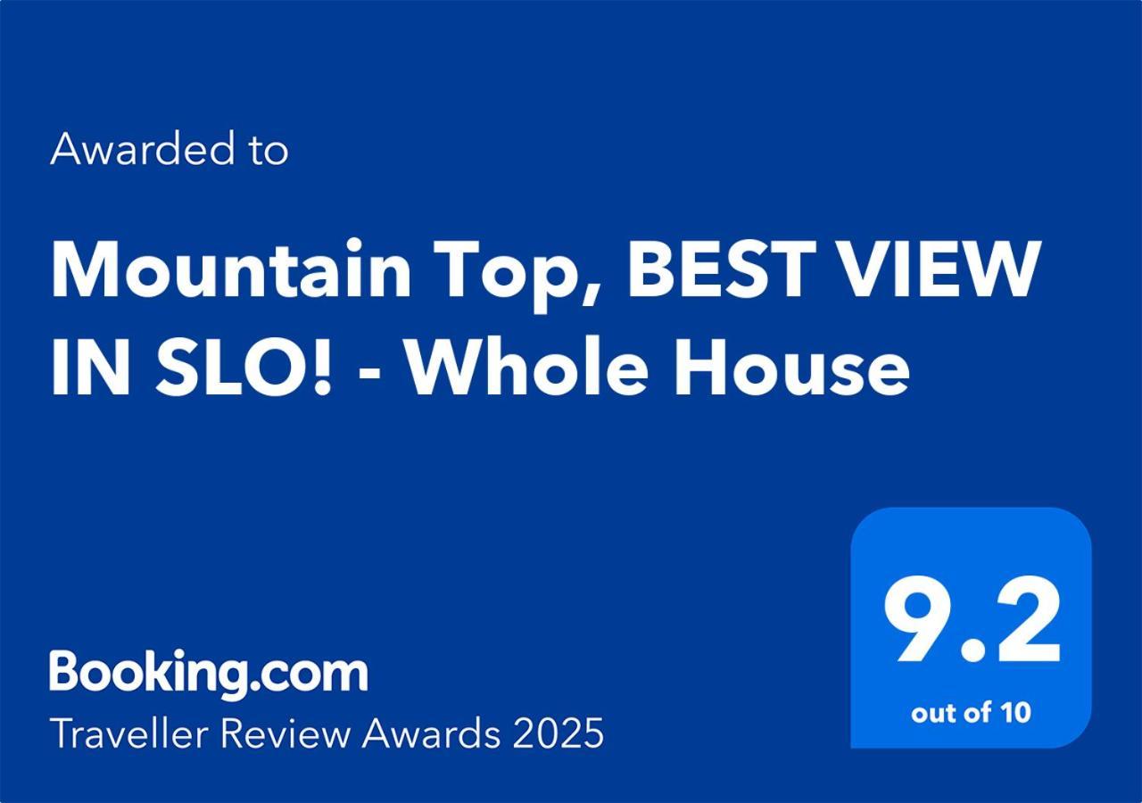 Mountain Top Getaway, Best View In Slo! - Whole House San Luis Obispo Dış mekan fotoğraf